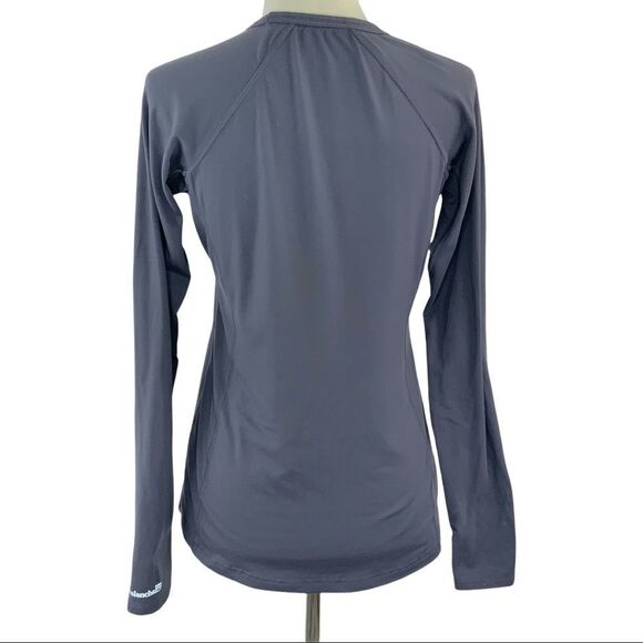 AVALANCHE Polygiene long sleeve tee shirt under layer top gray size S - Picture 7 of 9